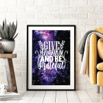 Give Thanks And Be Grateful Poster | Gratitude Art Print, High-quality Inspirational Design, Suitable For Living Rooms Bedrooms Offices, Thoughtful Encouragement Gift