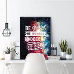 Be Grateful Be Humble Be Decent Be Kind Poster | Character Virtues Wall Print, Vibrant Quality, Ideal For Living Rooms Bedrooms Classrooms Offices, Perfect For Daily Encouragement Or Thoughtful Gifting - Image 2
