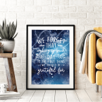 We Forget That Waking Up Each Day Is The First Thing We Should Be Grateful For Poster | Gratitude Wall Print, Premium Design, Ideal For Living Rooms Bedrooms Offices, Perfect For Mindful Gifting And Daily Inspiration
